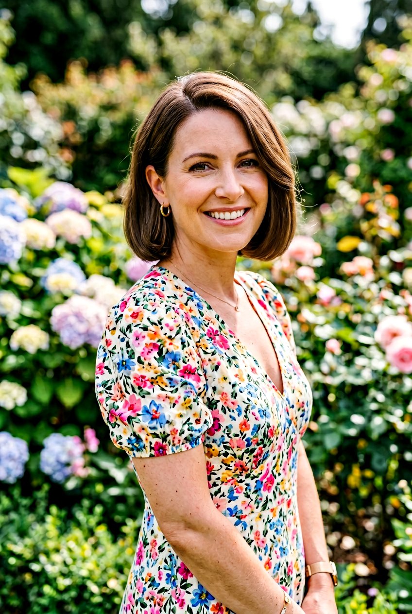 Soft Curve Bob - 20 low maintenance bob for moms - 20 low maintenance bob for moms