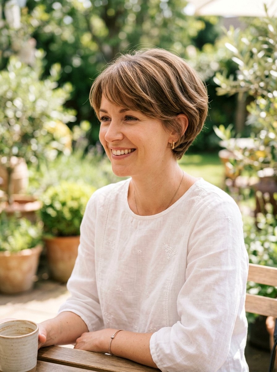 Soft Curve Pixie Bob - 20 volume haircut for thinning hair women - 20 volume haircut for thinning hair women