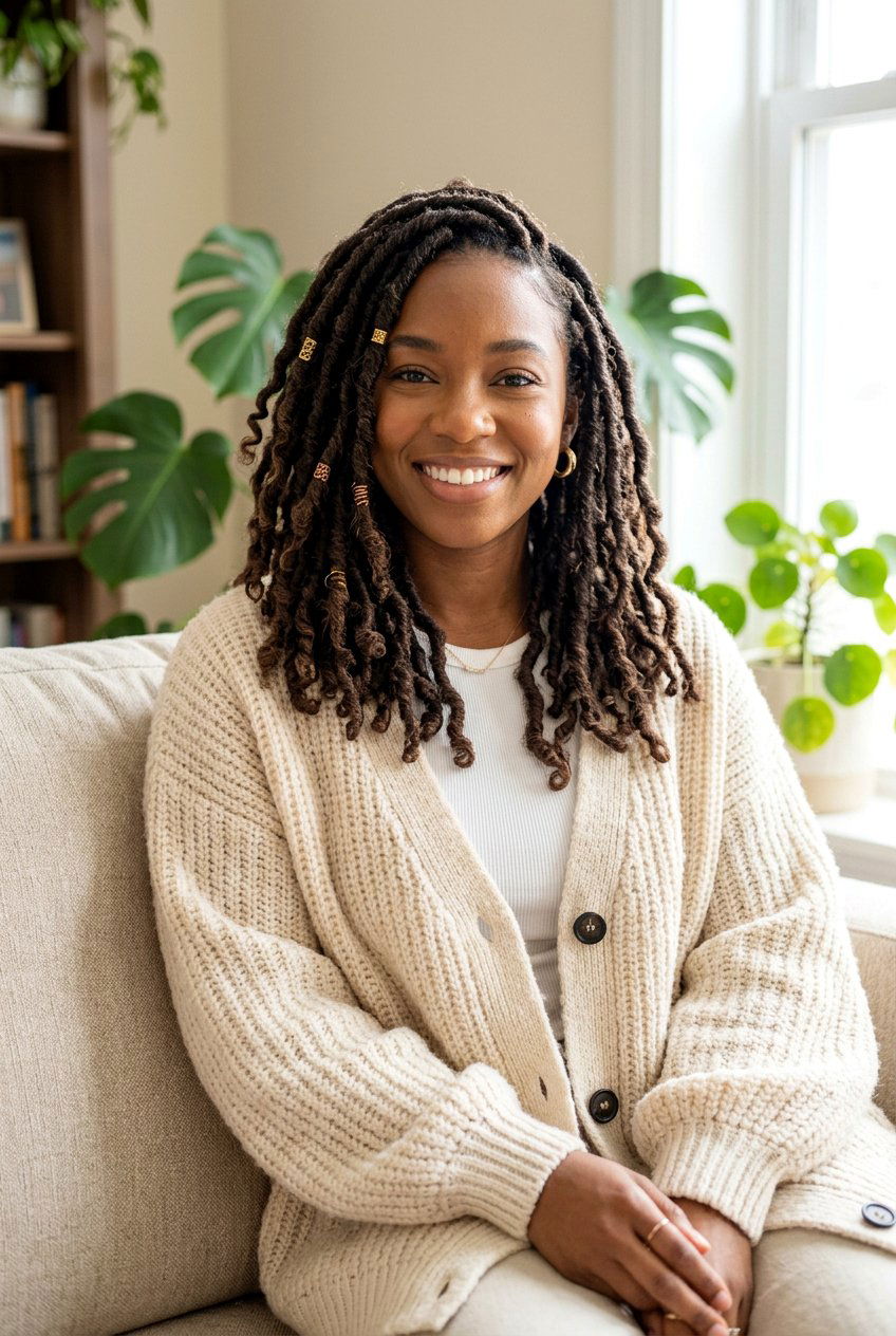 Soft Distressed Faux Locs - 20 distressed faux loc styles - 20 distressed faux loc styles