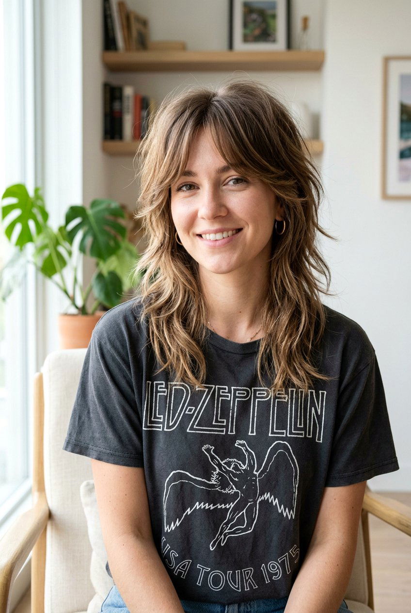 Soft Feather Layers Wolf Cut Haircut - 20 soft feather layers haircut - 20 soft feather layers haircut