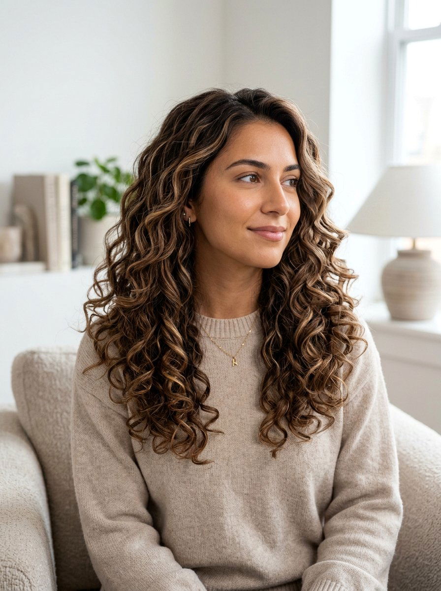 Soft Girl Curls With Subtle Highlights - 20 soft girl curls hairstyle - 20 soft girl curls hairstyle