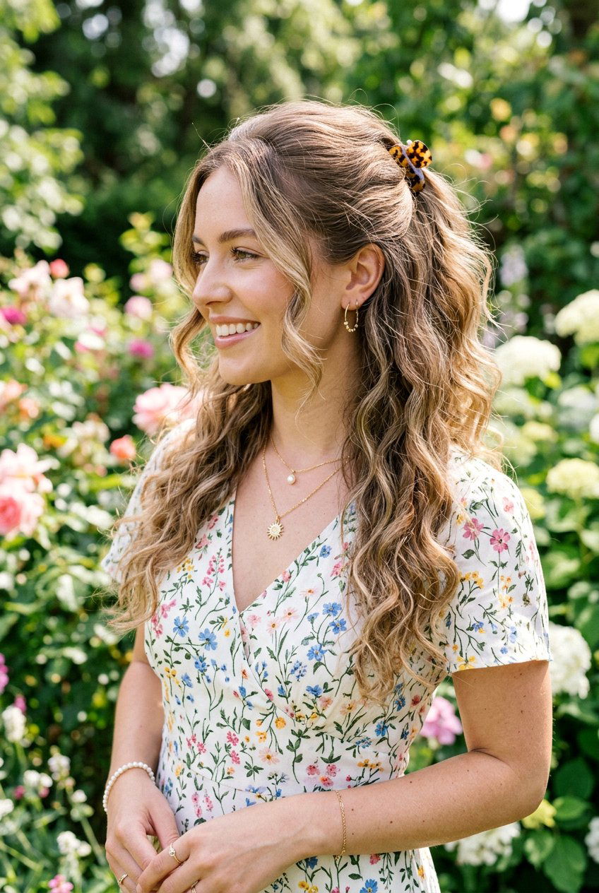 Soft Girl Half Up Ponytail With Curls - 20 soft girl ponytail with curls - 20 soft girl ponytail with curls