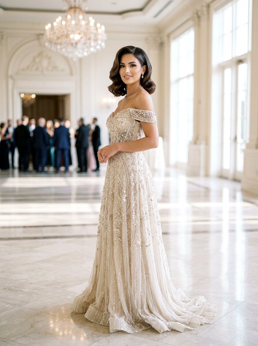 Soft Glamorous Waves Bob - 20 date night hairstyle for shoulder length bob - 20 date night hairstyle for shoulder length bob