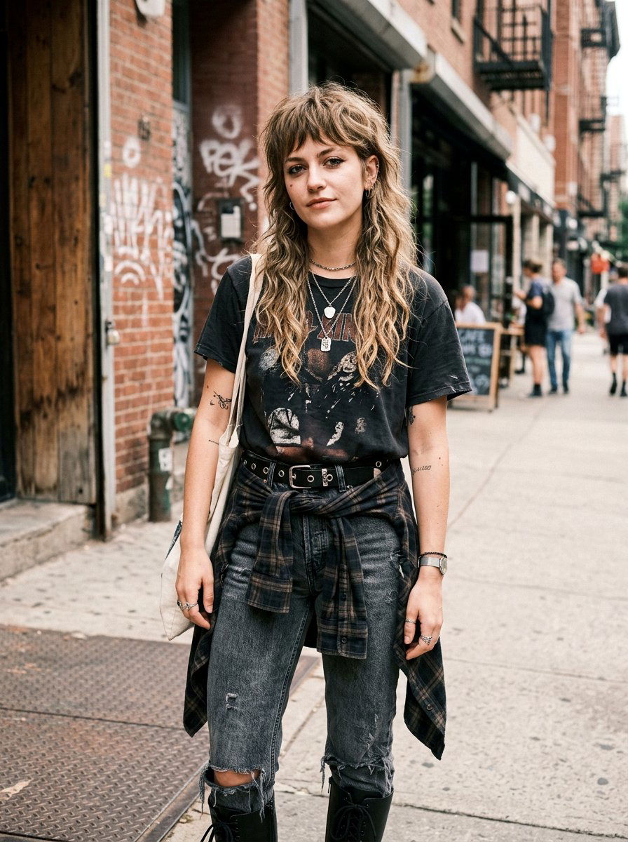 Soft Grunge Shaggy Mullet Women - 20 soft grunge haircut women - 20 soft grunge haircut women