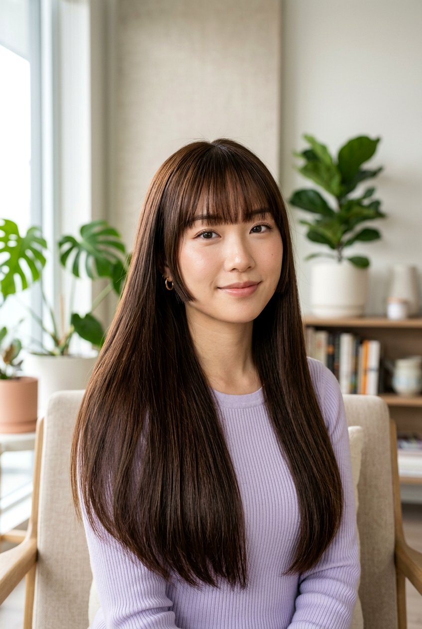 Soft Hime Cut With Long Bangs - 20 soft hime cut hairstyle - 20 soft hime cut hairstyle