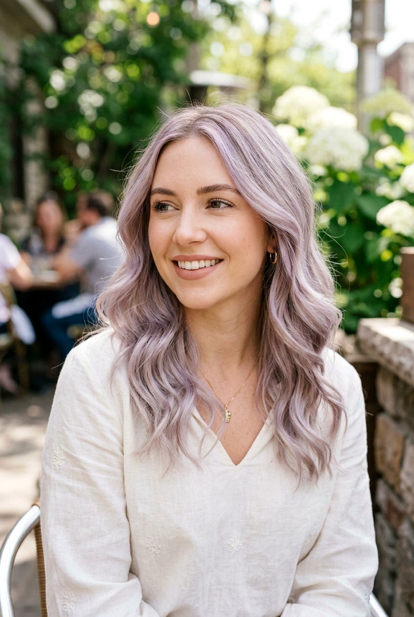 Soft Lavender Blonde Balayage - 20 lavender balayage on blonde hair - 20 lavender balayage on blonde hair