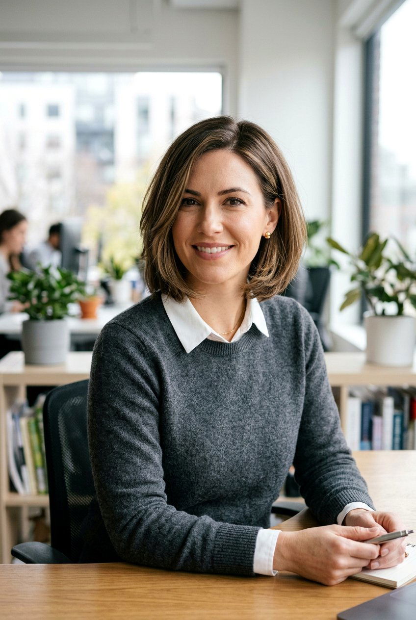 Soft Layered Bob - 20 low maintenance haircut for professional women - 20 low maintenance haircut for professional women