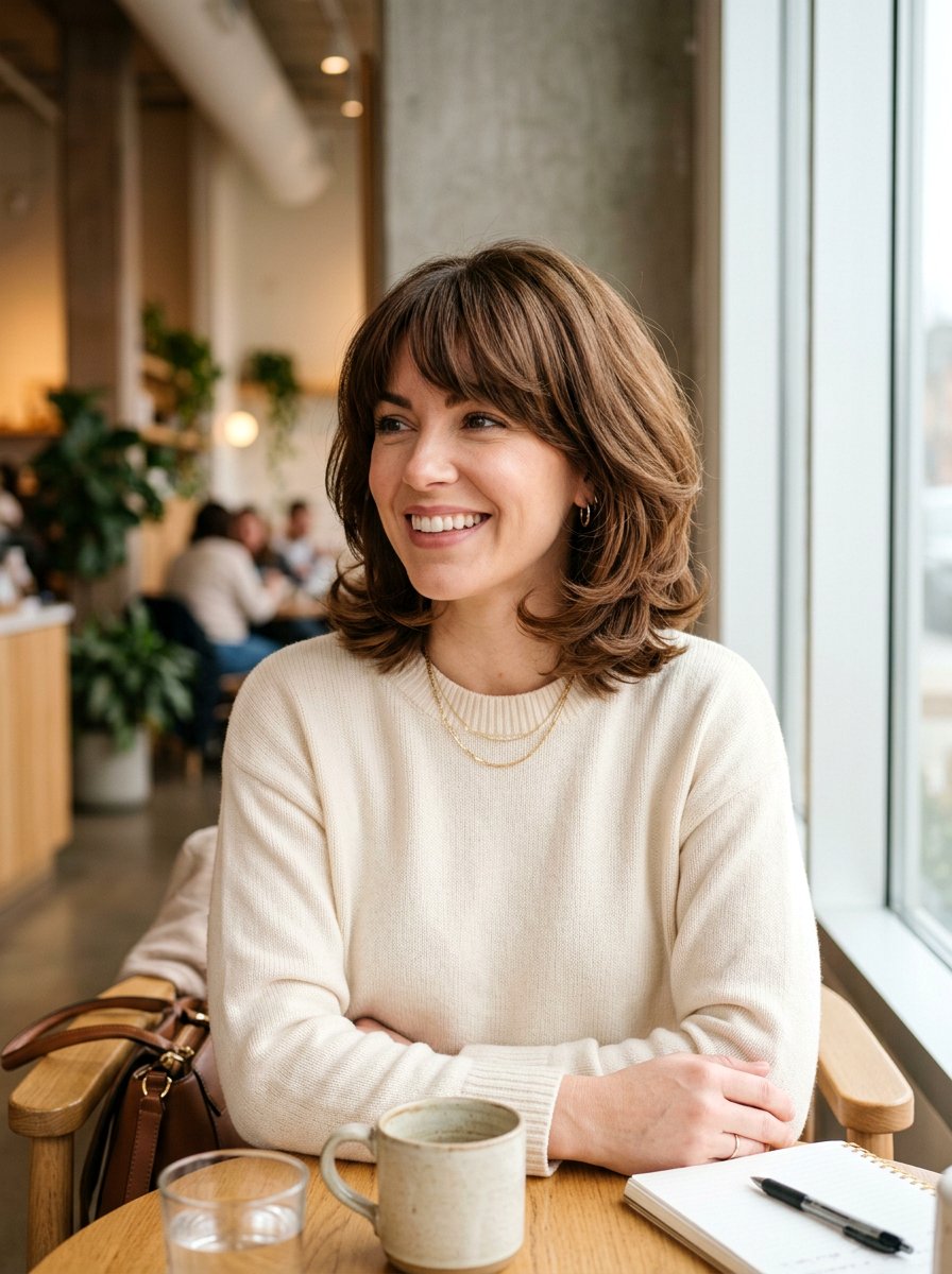 Soft Layered Bob With Volume - 20 soft glam hairstyle for moms - 20 soft glam hairstyle for moms