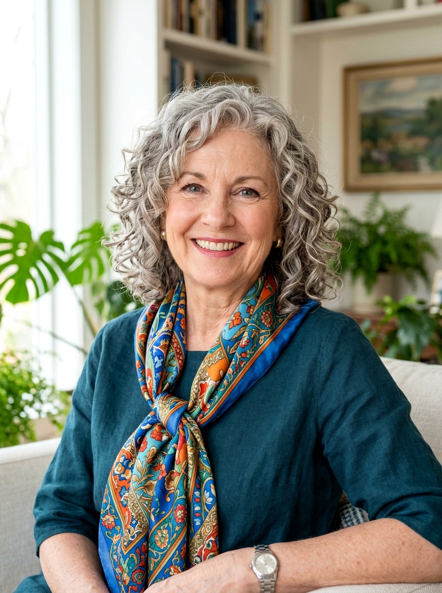 Soft Layered Curl Haircut - 20 elegant haircut for women over 60 - 20 elegant haircut for women over 60