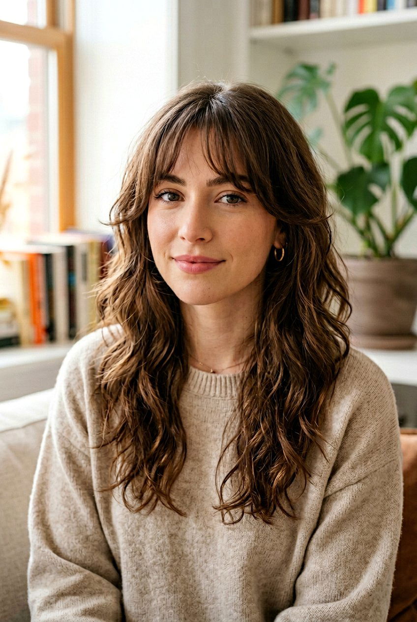 Soft Layered Hime Cut With Wispy Curtain Bangs - 20 hime cut with curtain bangs - 20 hime cut with curtain bangs