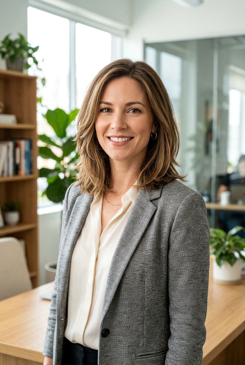 Soft Layered Lob Haircut - 20 low maintenance work haircut - 20 low maintenance work haircut