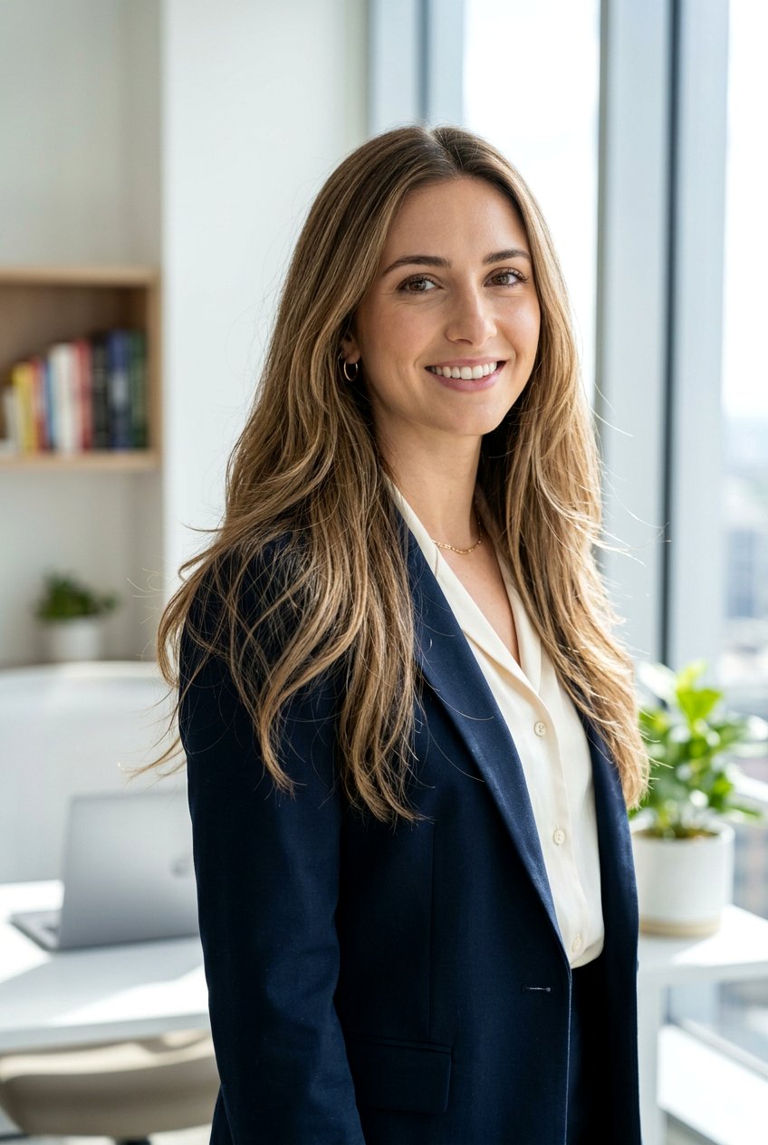 Soft Layered Long Hair For Work - 20 professional hairstyles for women - 20 professional hairstyles for women