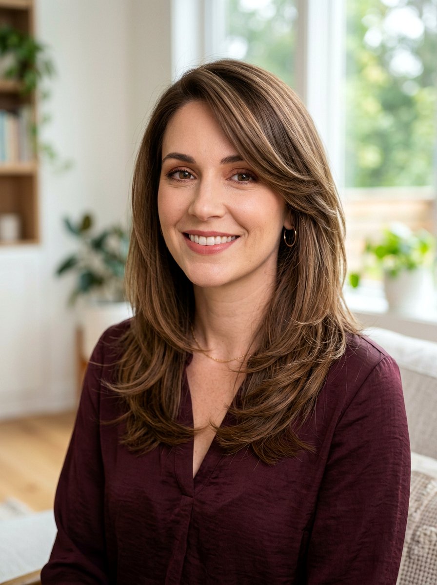 Soft Layered Medium Hair - 20 soft goth haircut ideas - 20 soft goth haircut ideas