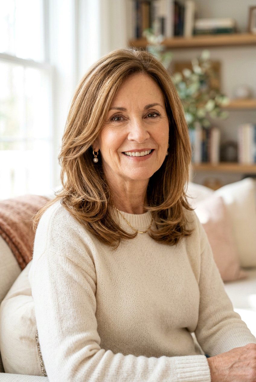 Soft Layered Shoulder Haircut - 20 flattering haircuts for older women - 20 flattering haircuts for older women