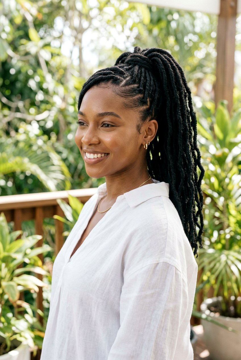 Soft Loc Ponytail - 20 long loc ponytail for women - 20 long loc ponytail for women