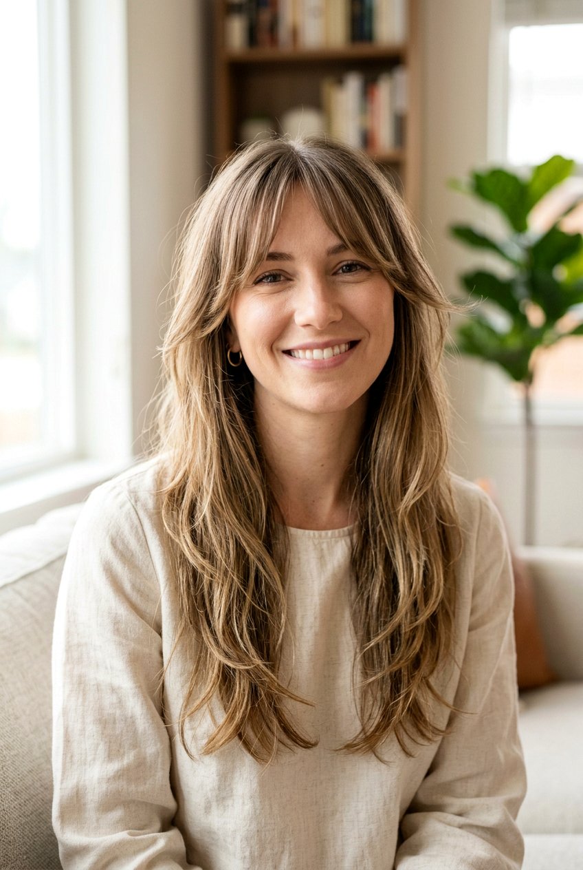 Soft Long Curtain Bangs For Thin Hair - 20 curtain bangs for thin hair - 20 curtain bangs for thin hair