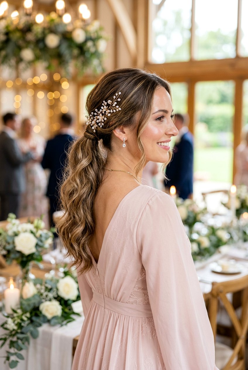 Soft Low Ponytail For Wedding Guest - 20 soft low ponytail hairstyle - 20 soft low ponytail hairstyle