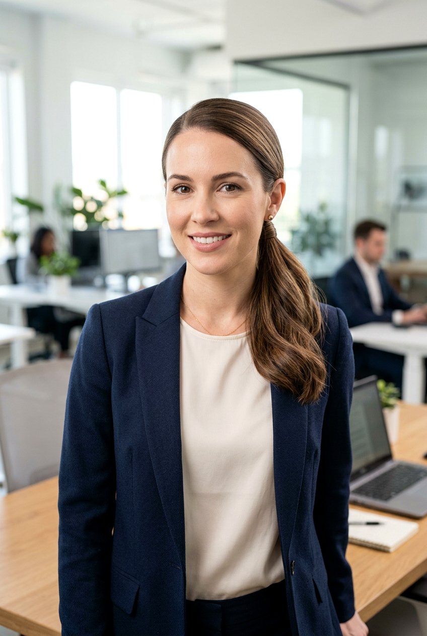 Soft Low Ponytail For Work - 20 soft low ponytail hairstyle - 20 soft low ponytail hairstyle