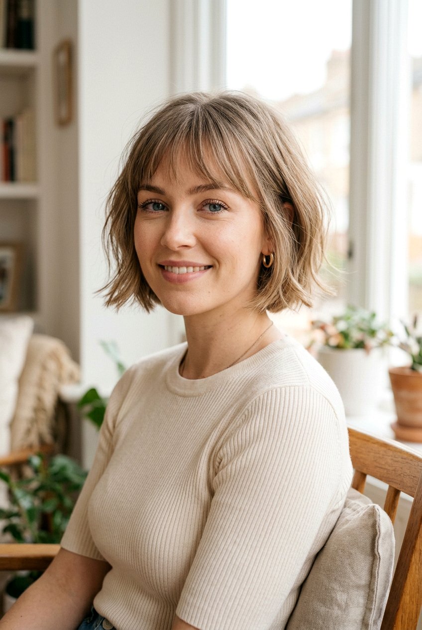 Soft Micro Bob Haircut - 20 micro bangs bob haircut - 20 micro bangs bob haircut