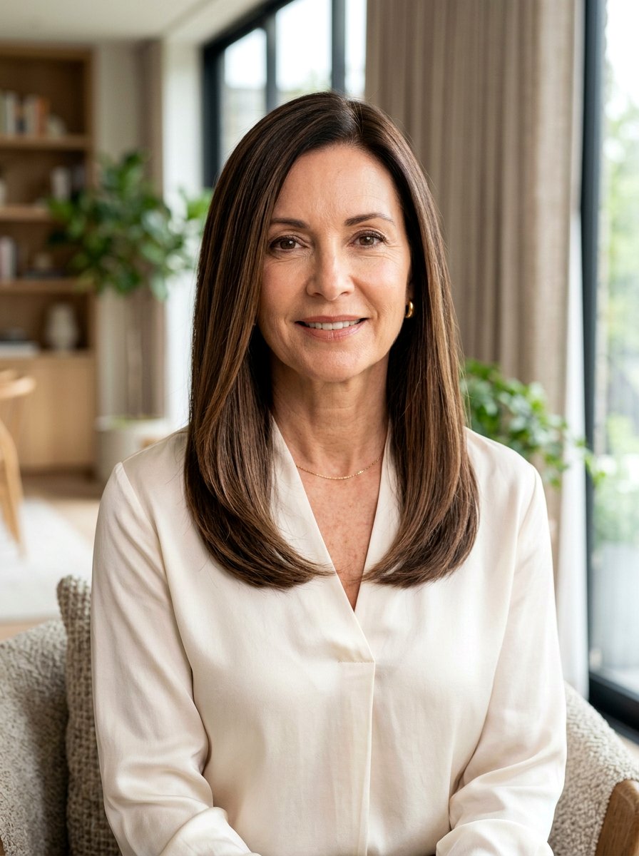 Soft Mocha Balayage Straight Hair - 20 soft mocha balayage for mature women - 20 soft mocha balayage for mature women