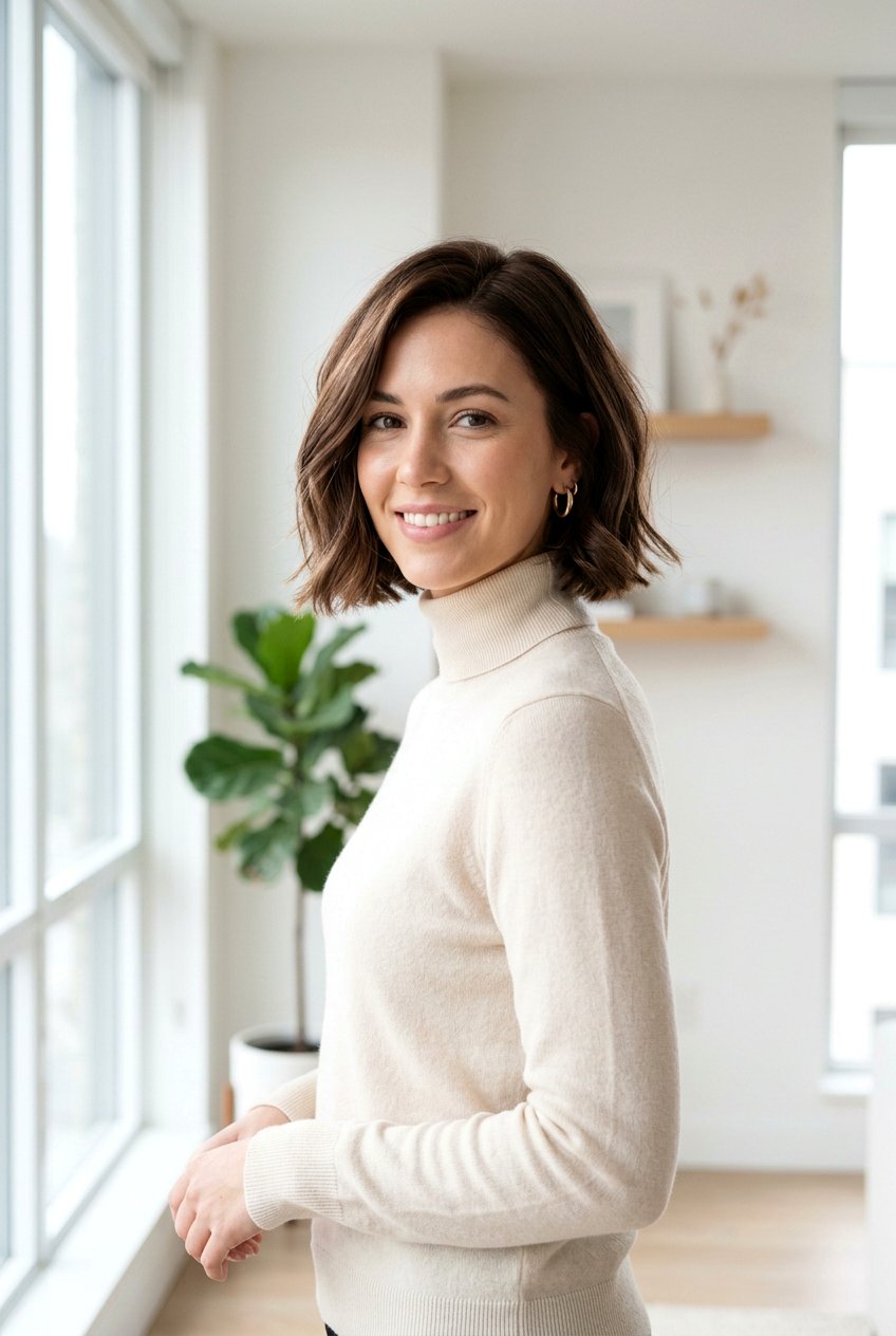 Soft Mocha Brunette On Short Haircuts - 20 soft mocha brunette - 20 soft mocha brunette