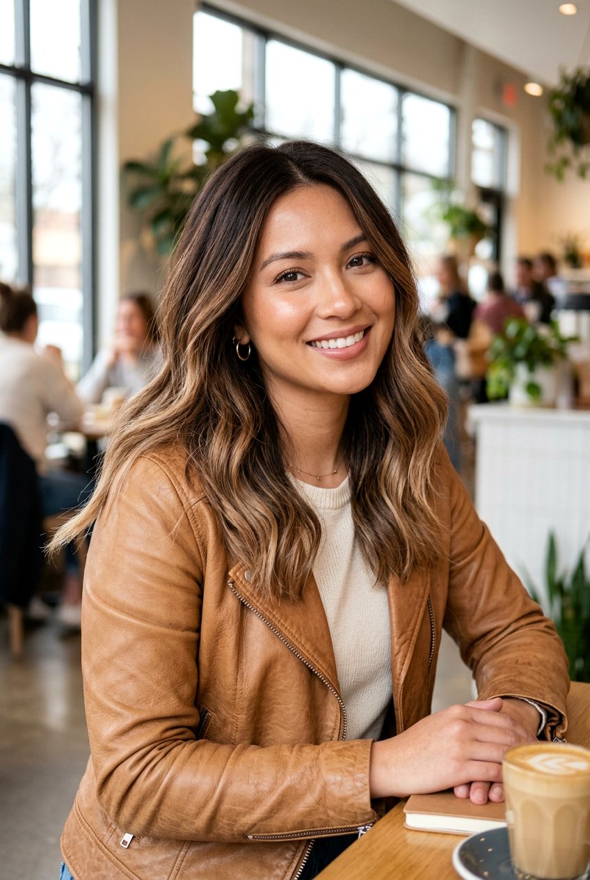 Soft Mocha Melt Balayage - 20 hair color ideas for women over 60 - 20 hair color ideas for women over 60