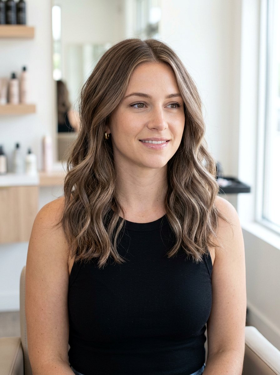 Soft Mushroom Brown Balayage For Blondes Going Darker - 20 soft mushroom brown balayage - 20 soft mushroom brown balayage