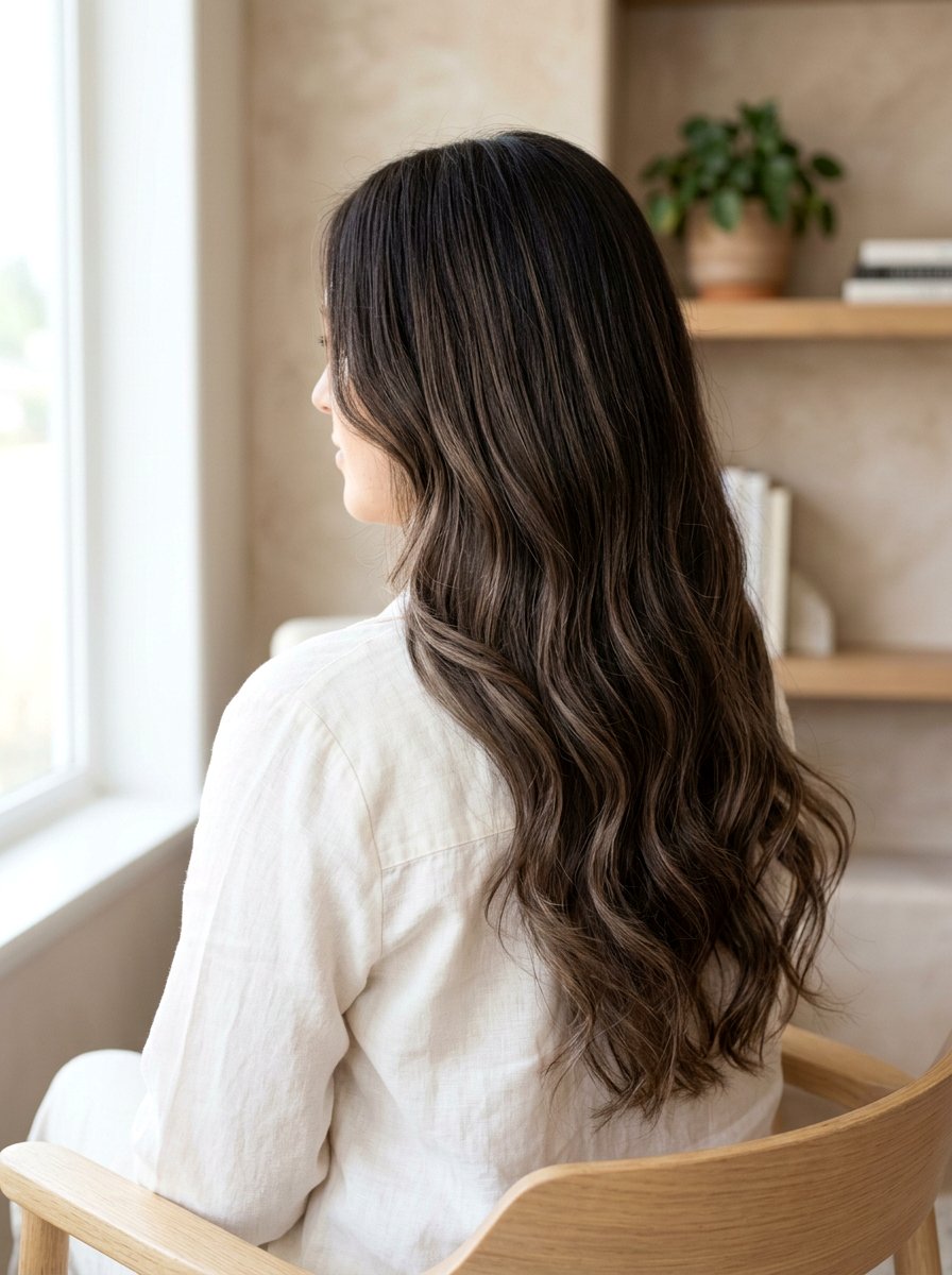 Soft Mushroom Brown Balayage On Dark Base - 20 soft mushroom brown balayage - 20 soft mushroom brown balayage