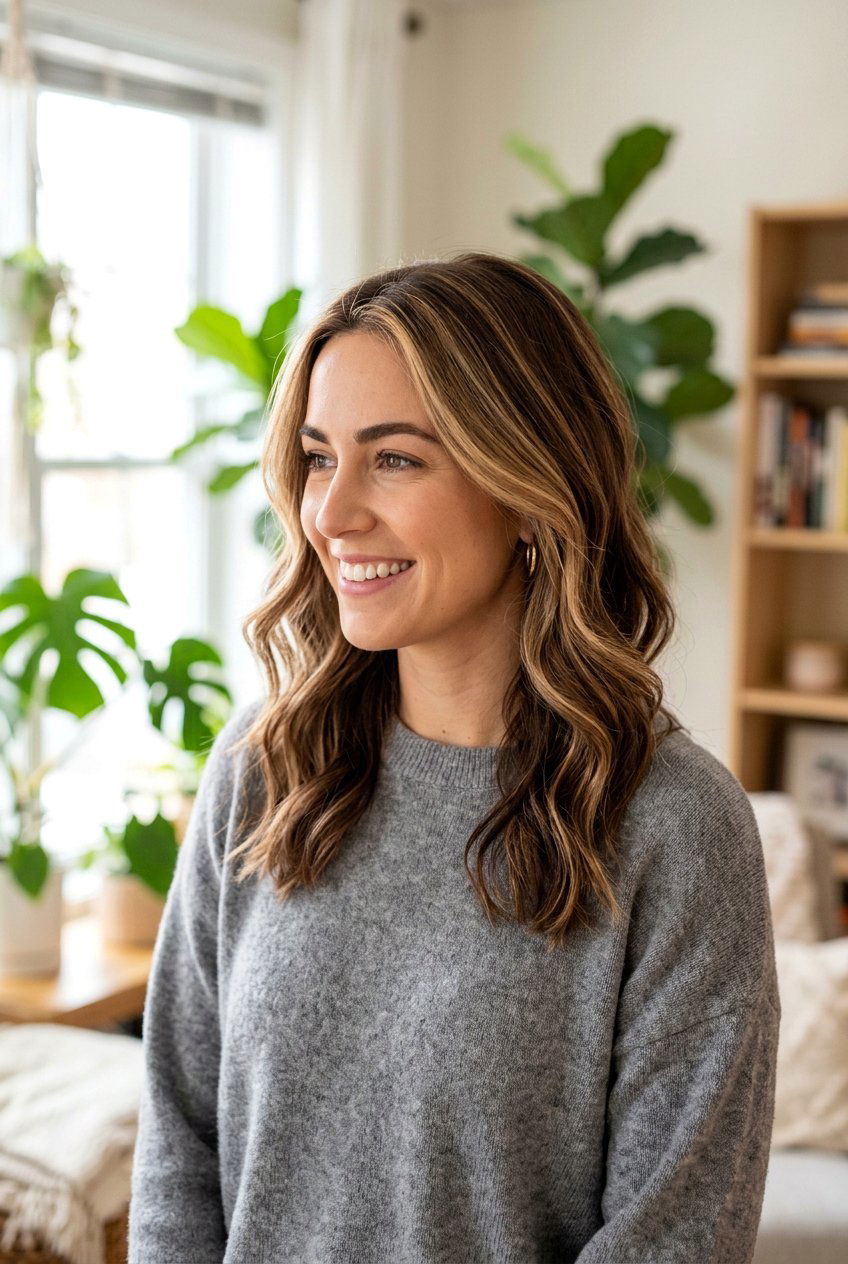 Soft Partial Blonde Highlights On Brown Hair - 20 soft blonde highlights on brown hair - 20 soft blonde highlights on brown hair