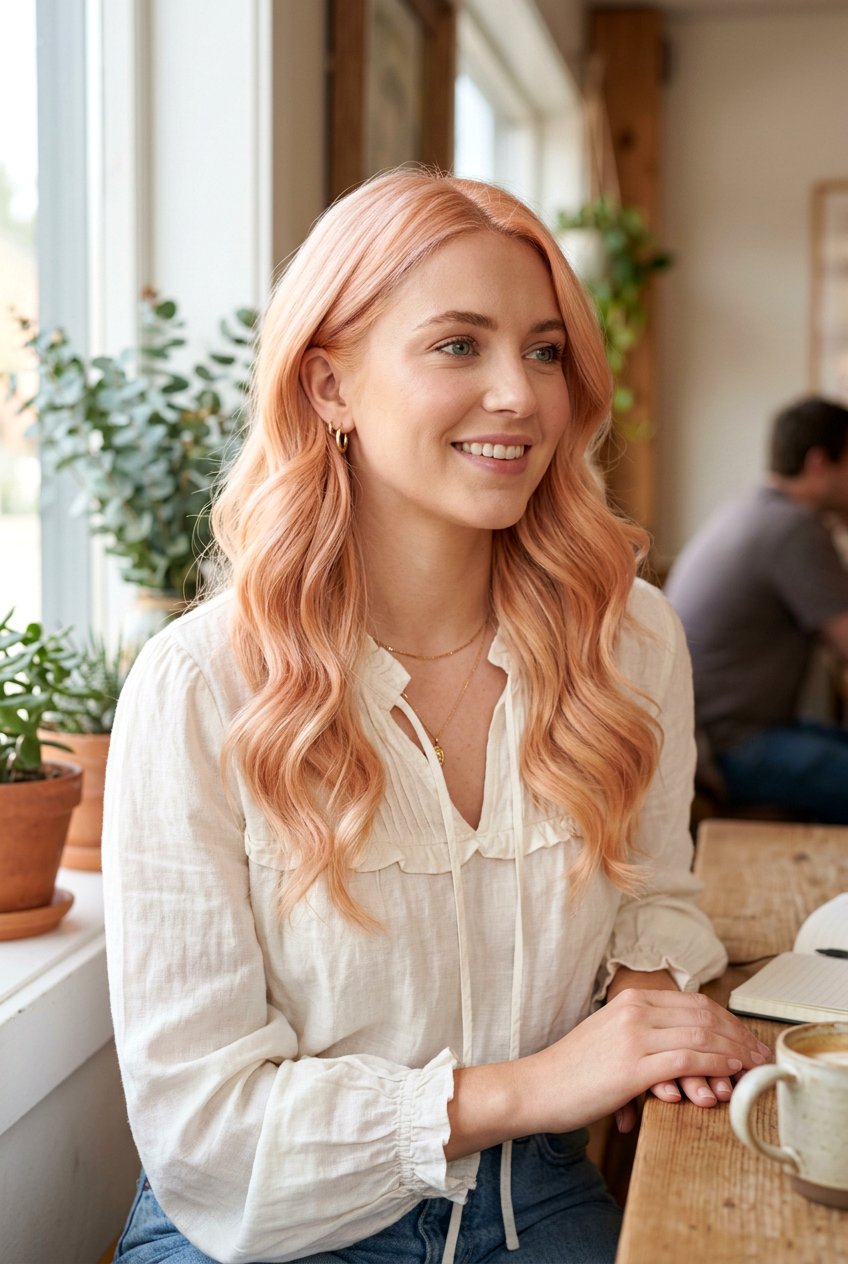 Soft Peach Apricot Blonde Hair Color - 20 apricot blonde hair color - 20 apricot blonde hair color