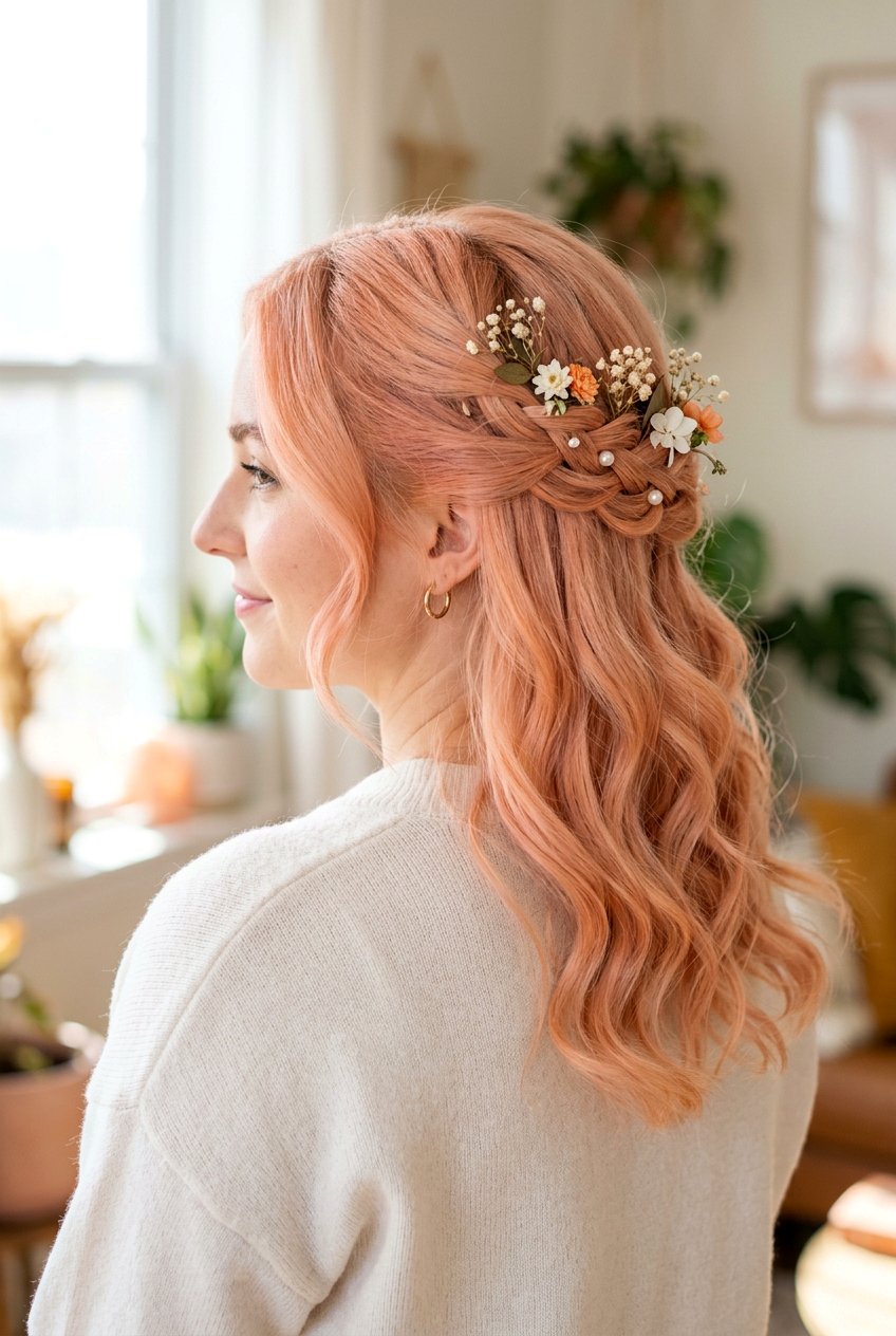 Soft Peach Hair - 20 peach hair color ideas - 20 peach hair color ideas