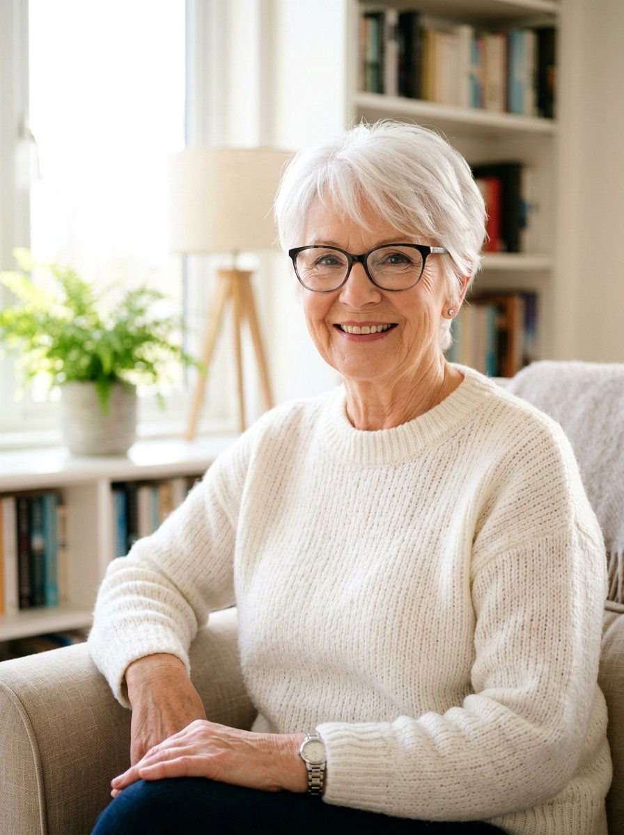 Soft Pixie Cut - 20 pixie cut for women over 70 with glasses - 20 pixie cut for women over 70 with glasses