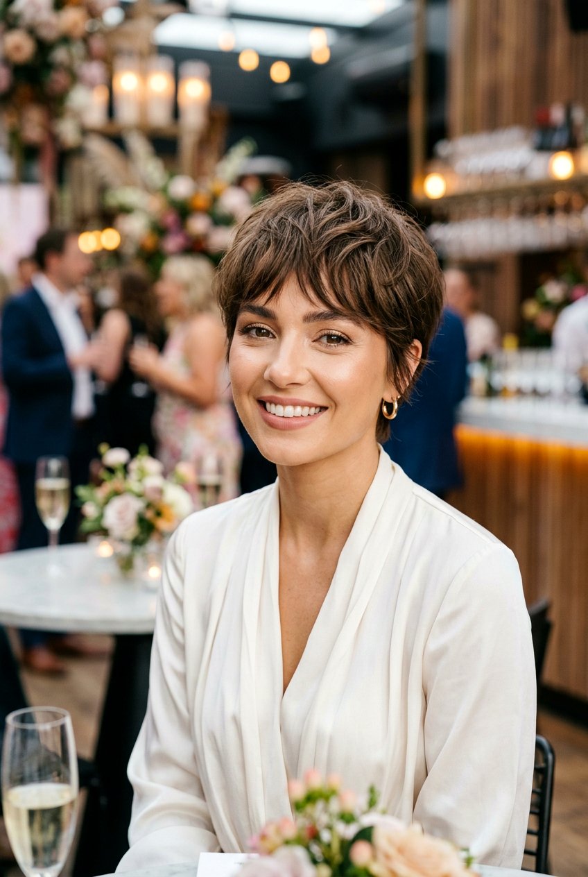 Soft Pixie Party Hairstyle - 20 party hairstyles for short hair - 20 party hairstyles for short hair