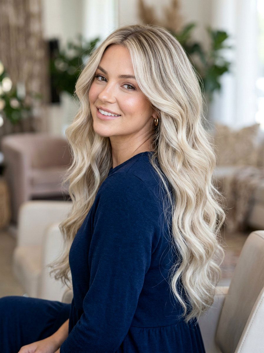 Soft Platinum Balayage For Thick Hair - 20 soft platinum balayage - 20 soft platinum balayage