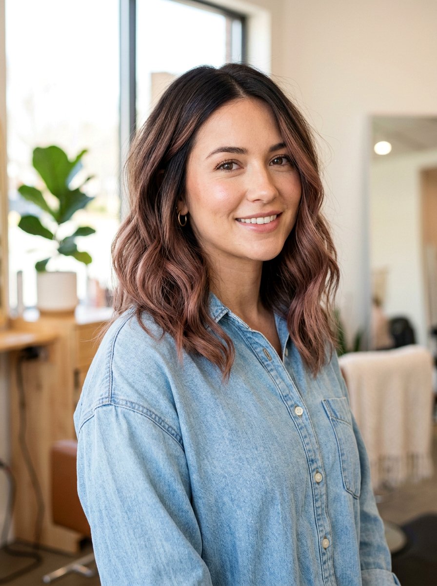 20 Gorgeous Soft Rose Brown Balayage Ideas For Your Hair