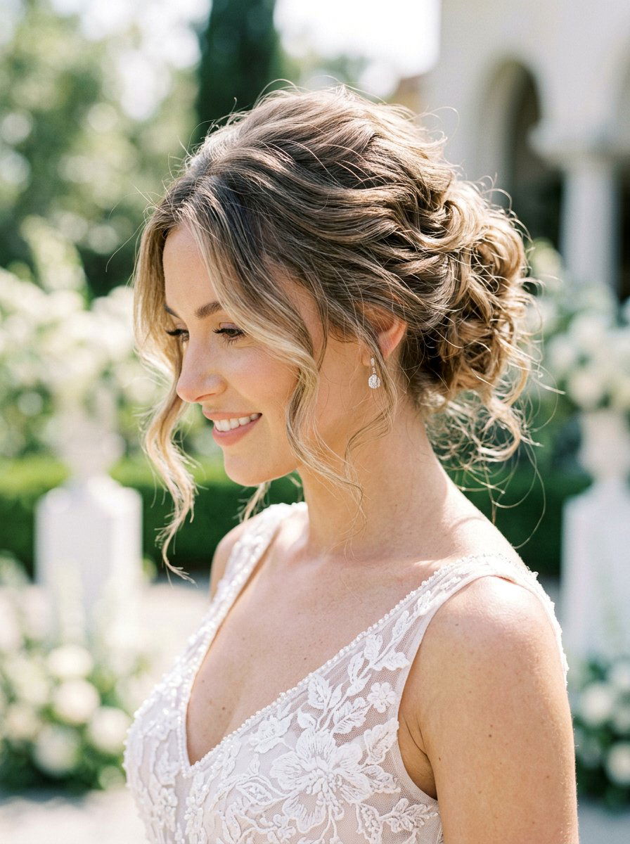Soft Sculpted Updo - 20 wedding hairstyles for fine thin hair - 20 wedding hairstyles for fine thin hair