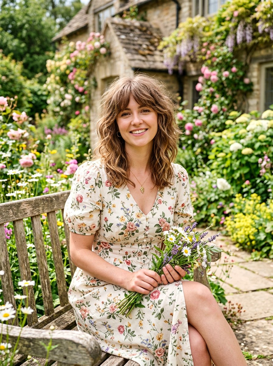 Soft Shag Cottagecore Haircut - 20 cottagecore haircut ideas - 20 cottagecore haircut ideas