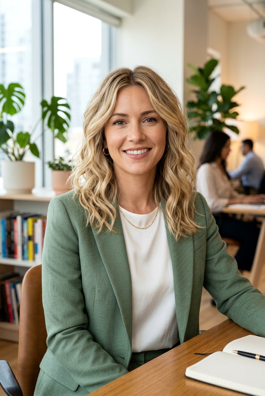 Soft Shag For Professional Settings - 20 polished layered haircut for work - 20 polished layered haircut for work