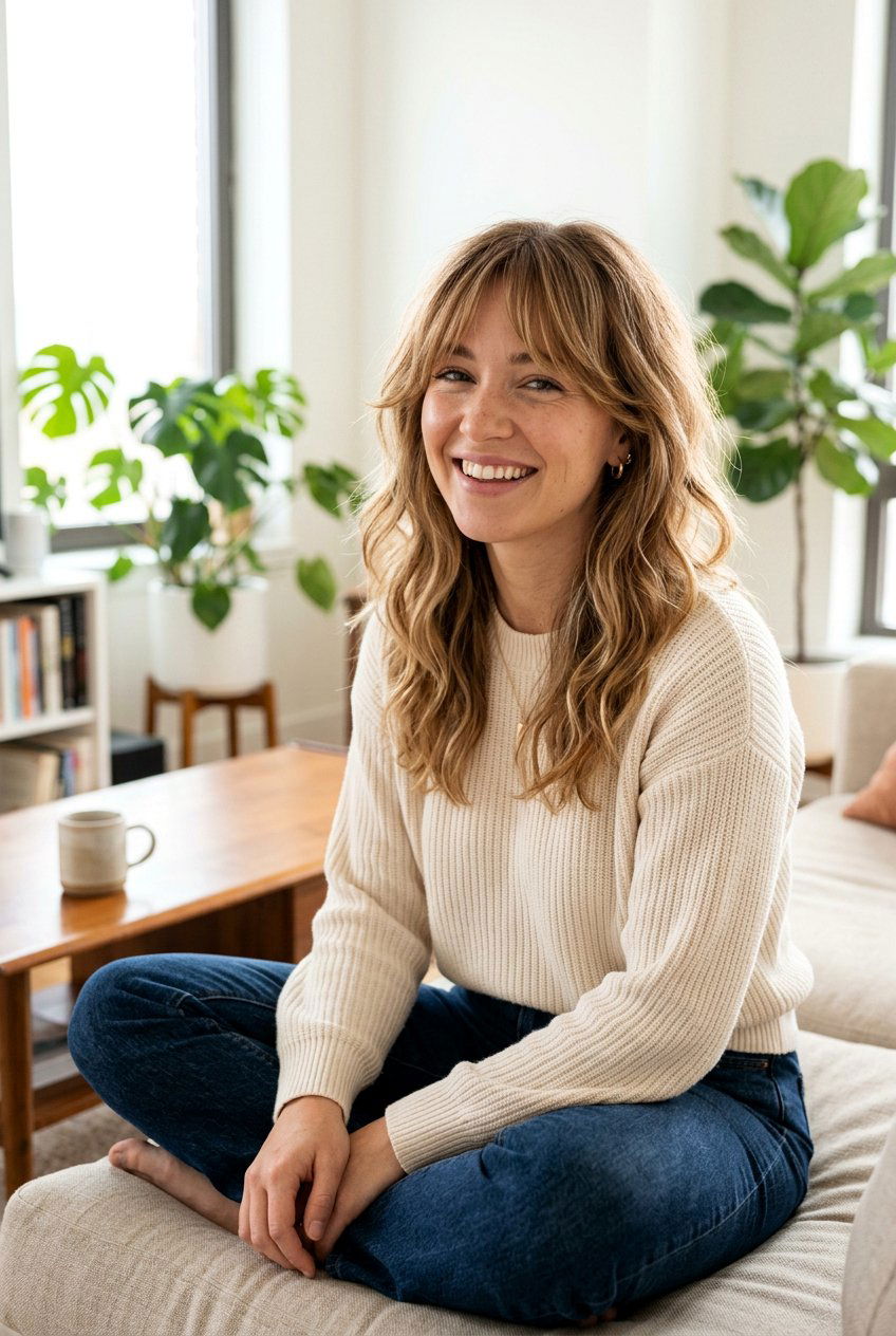 Soft Shag Haircut for Moms - 20 chic mom haircut - 20 chic mom haircut