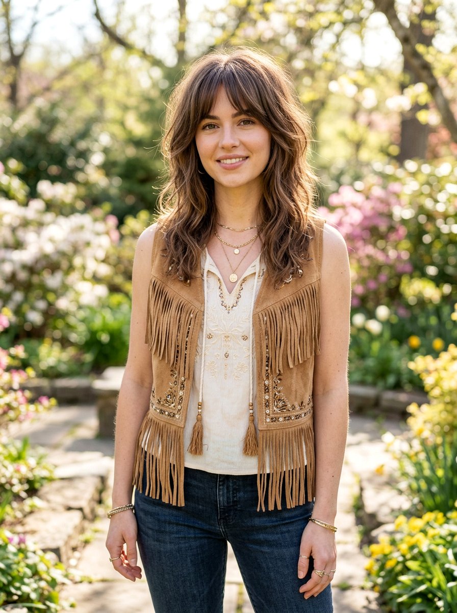 Soft Shag With Curtain Bangs - 20 trendy haircut for fine hair 2026 - 20 trendy haircut for fine hair 2026