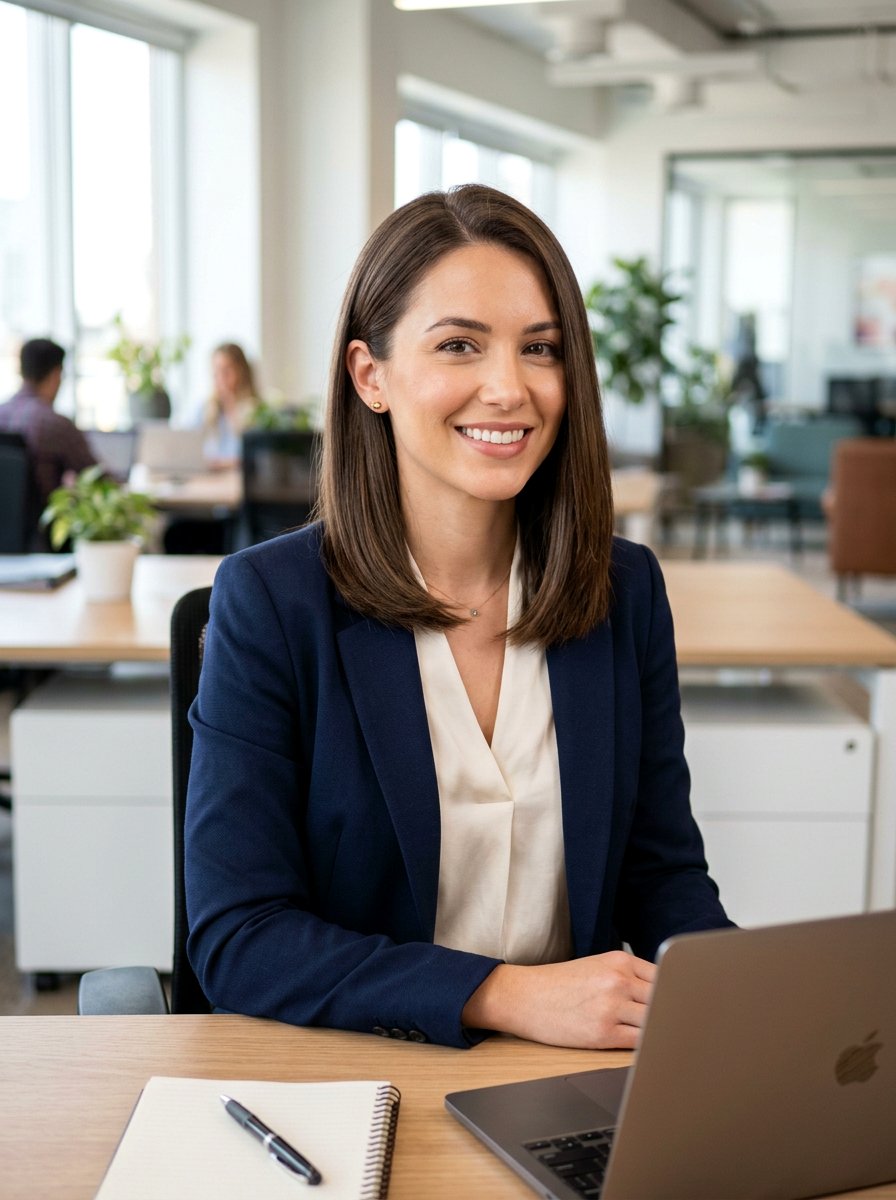 Soft Straight Lob Haircut For Work - 20 soft straight lob haircut - 20 soft straight lob haircut