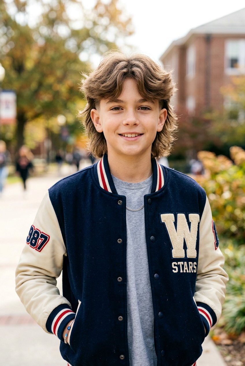 Soft Taper Mullet Middle Part - 20 fluffy middle part haircut for boys - 20 fluffy middle part haircut for boys