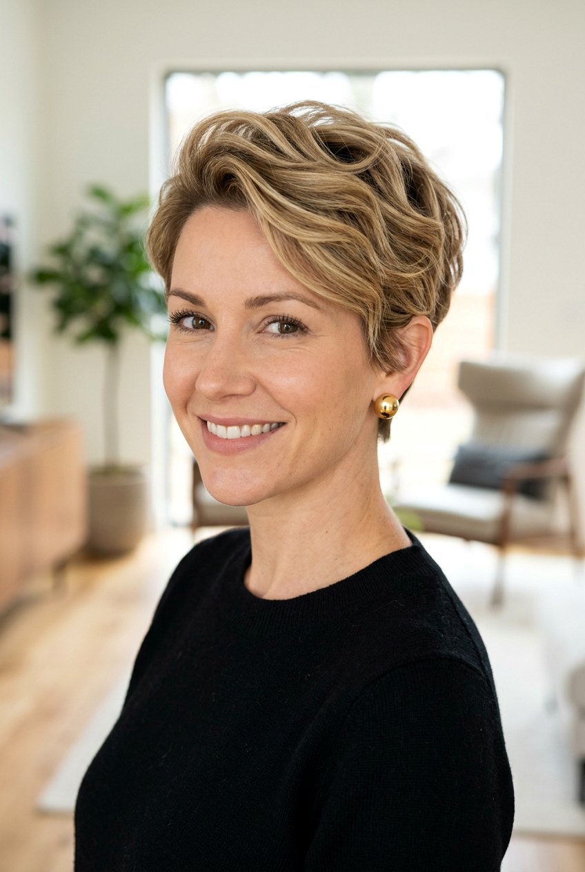 Soft Tapered Pixie - 20 choppy haircut for fine hair women - 20 choppy haircut for fine hair women