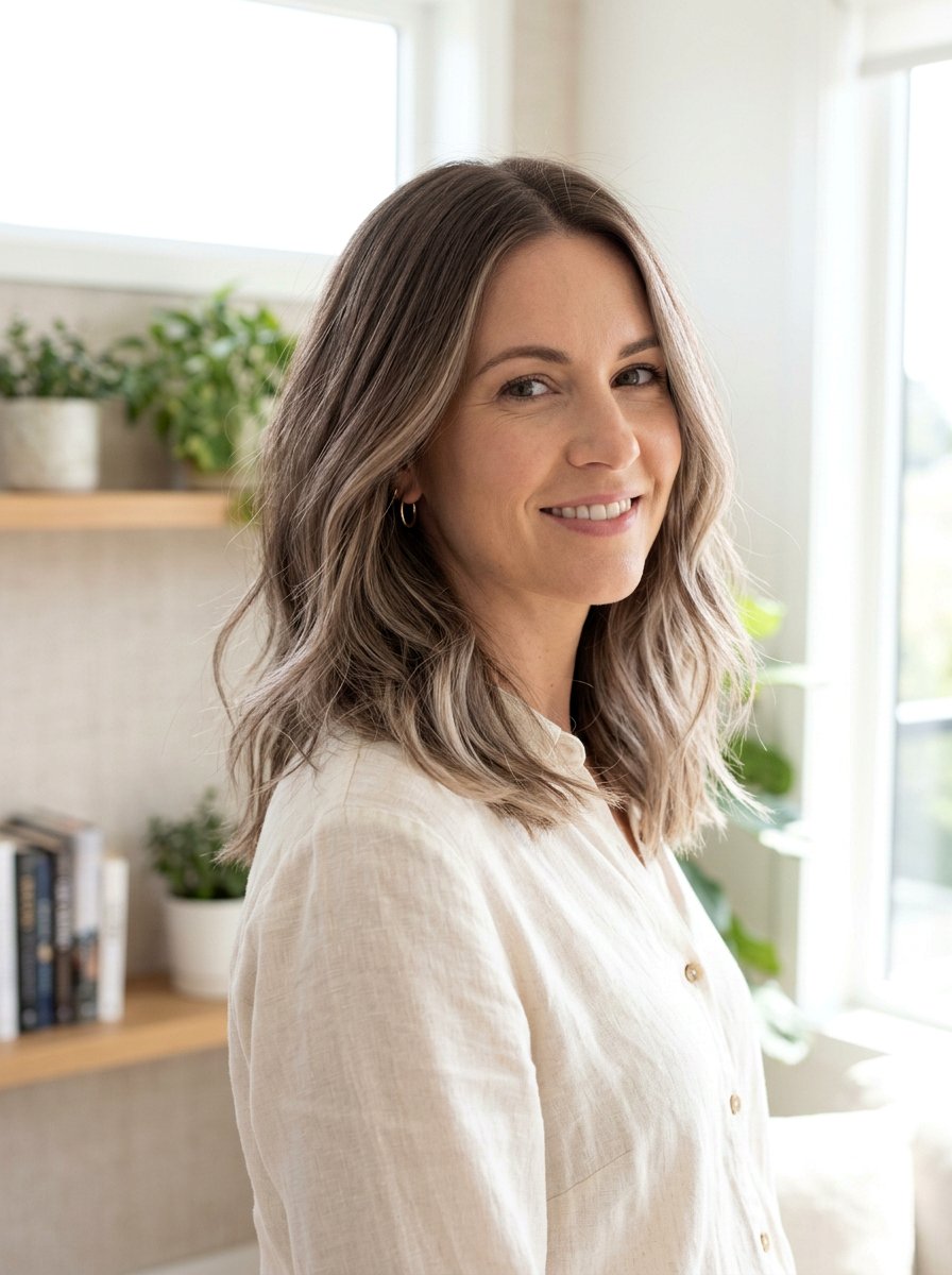 Soft Taupe Brown Balayage For Fine Hair - 20 taupe brown balayage - 20 taupe brown balayage