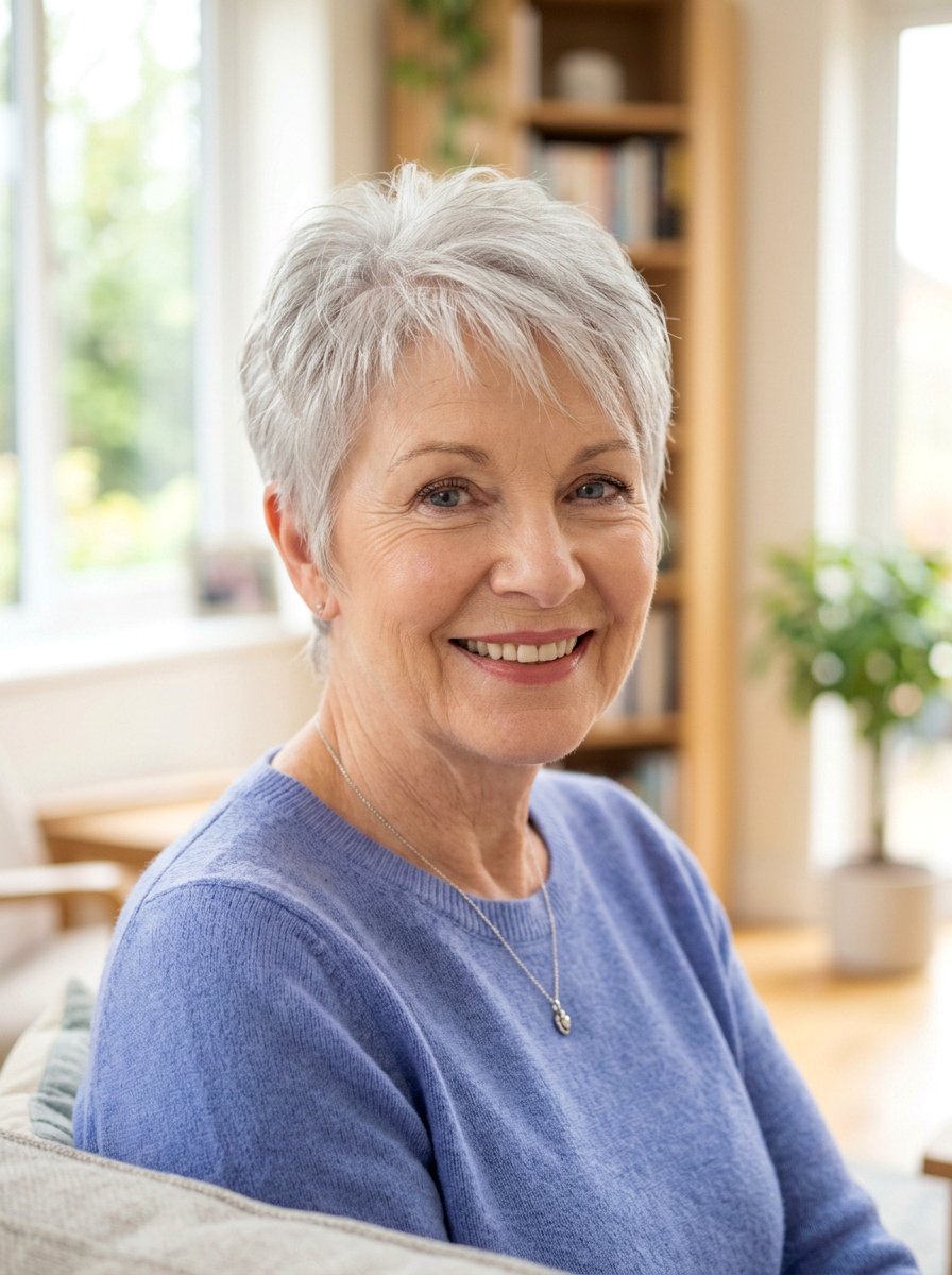 Soft Textured Pixie Cut For Thin Hair Over 70 - 20 short haircut for women over 70 with thin hair - 20 short haircut for women over 70 with thin hair
