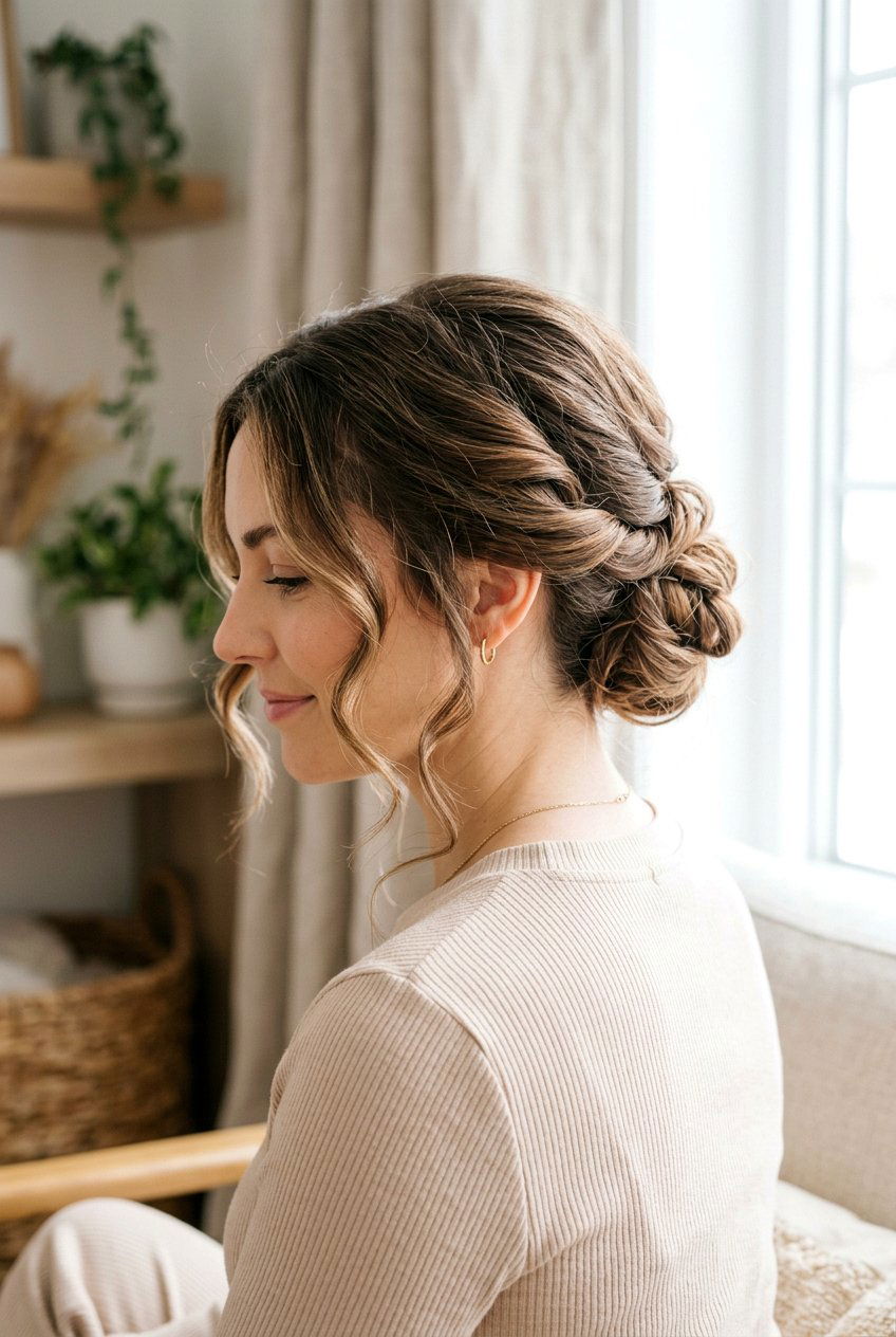 Soft Twisted Updo - 20 best graduation hairstyle ideas - 20 best graduation hairstyle ideas