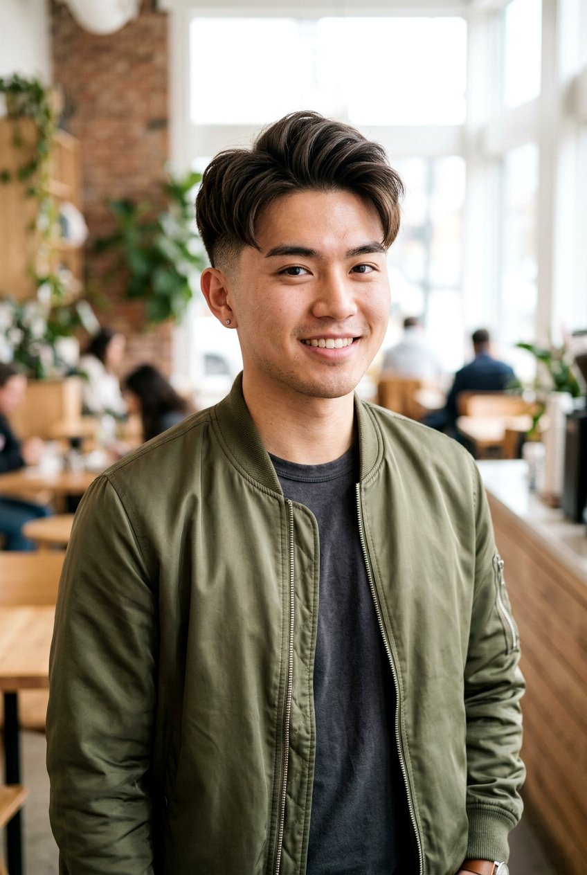 Soft Two Block Haircut - 20 middle part curtain haircut men - 20 middle part curtain haircut men