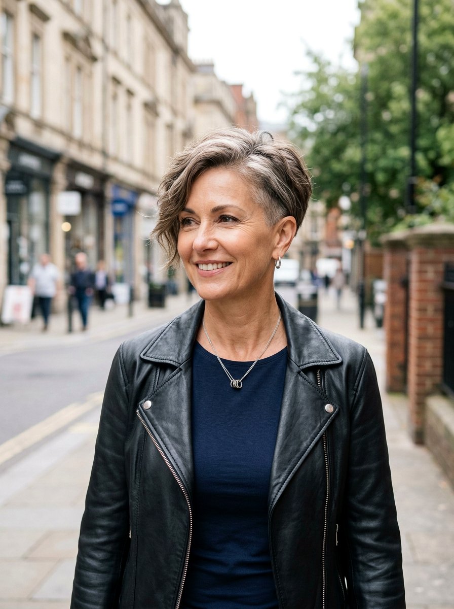 Soft Undercut Pixie Cut - 20 soft cropped pixie for mature women - 20 soft cropped pixie for mature women