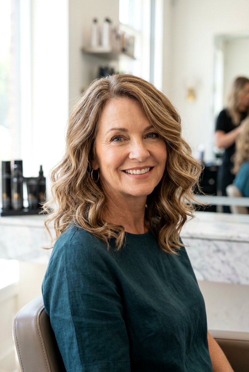 Soft Waves - 20 rejuvenating hairstyles for women over 50 - 20 rejuvenating hairstyles for women over 50