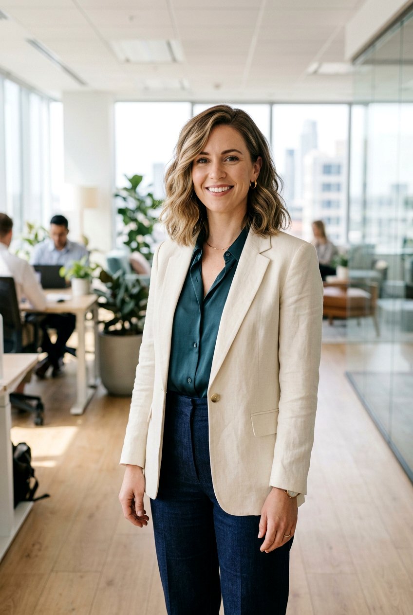 Soft Waves On Lob For Office - 20 corporate hairstyles for women - 20 corporate hairstyles for women